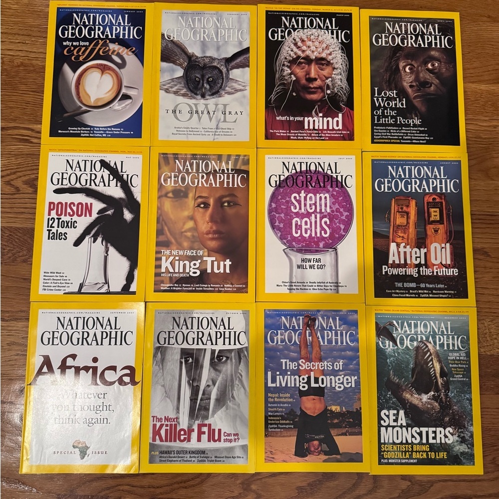 National Geographic 2005 - Complete with Maps